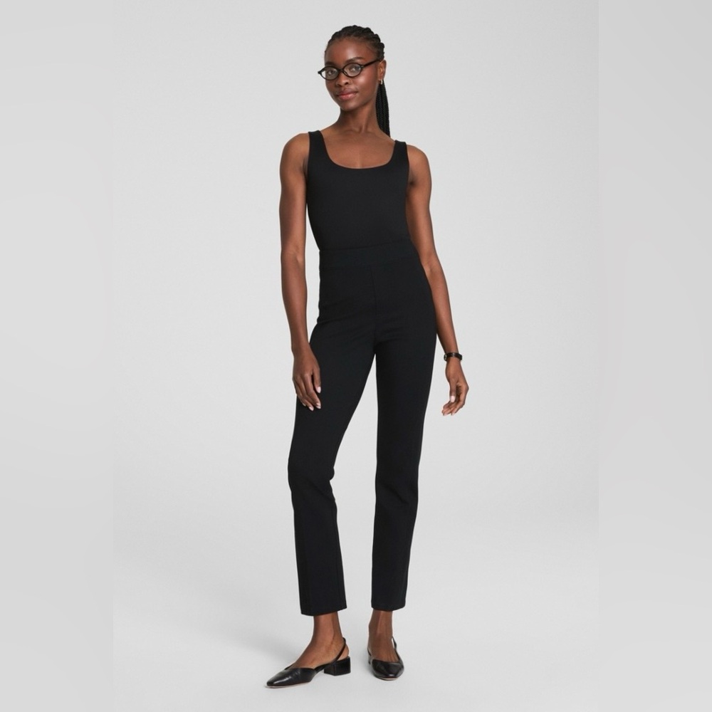 SPANX The Perfect Black Pant, Ankle Backseam Skinny Size SP